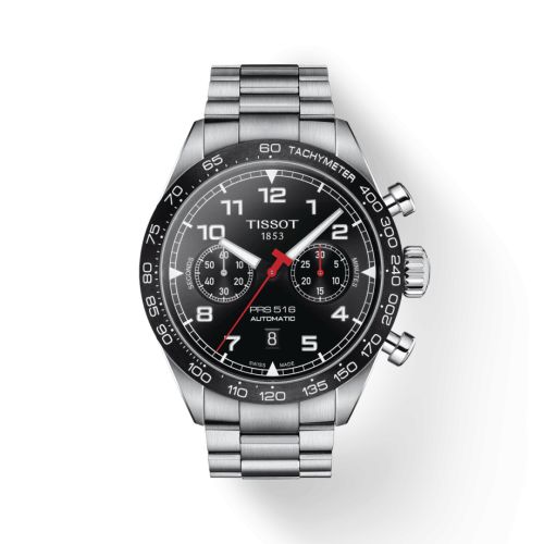 Tissot PRS 516 Automatic Chronograph Stainless Steel / Black / Bracelet